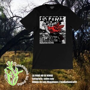 Playera negra 'La Pona no se vende'
