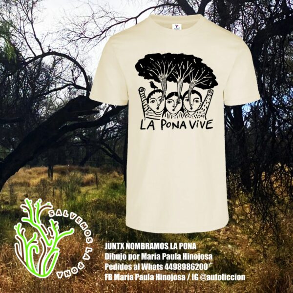 Playera “La Pona Vive” — diseño de María Paula Hinojosa - Imagen 2