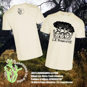 Playera “La Pona Vive” — diseño de María Paula Hinojosa